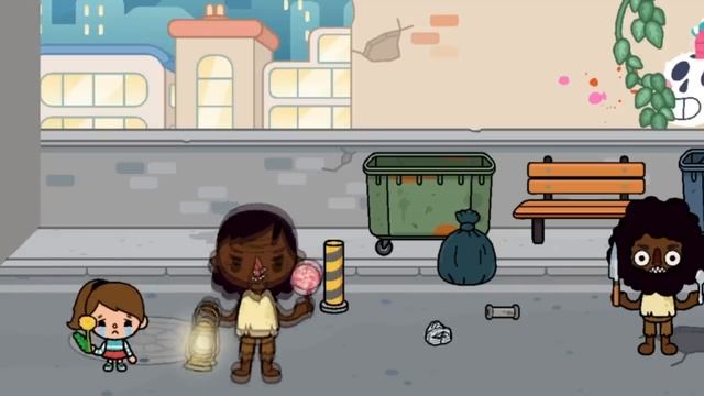 Бомжи кушают ЛЮДЕЙ! Страшилка на Ночь в Тока Бока! Toca Life World