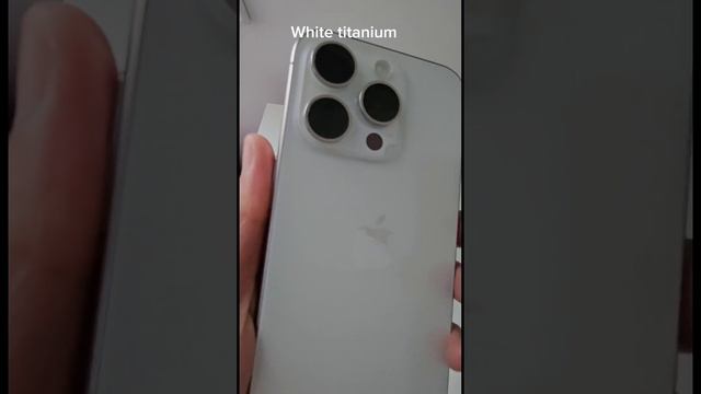 Iphone15pro Natural Titanium Vs White Titanium