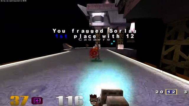 Quake 3 Arena - Tier 6 Sorlag Cadaver Doom Q3DM19 СТАНДАРТНОЕ ПОВЕДЕНИЕ БОТОВ смотреть онлайн