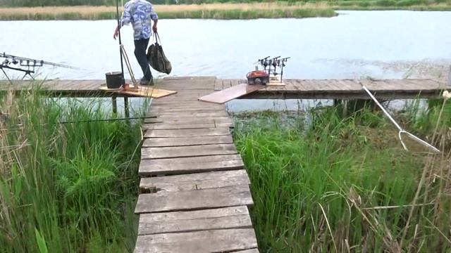 Рыбалка на пруду "Заросший" )) смотреть онлайн