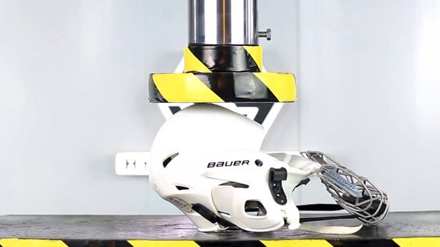 Хоккейный шлем под прессом 100 тонн смотреть онлайн