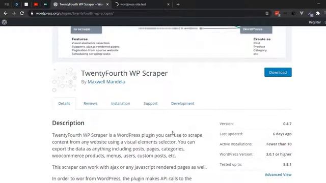 24TH WP Scraper Guide - Installation смотреть онлайн