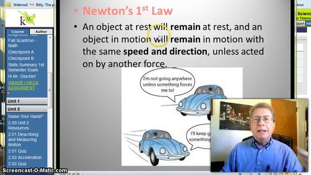 PS 205 Newton's 1st Law смотреть онлайн