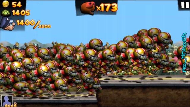Zombie Tsunami - The Crazy Quarterback Zombies Eating 2500 Police Officers - Daily Mission