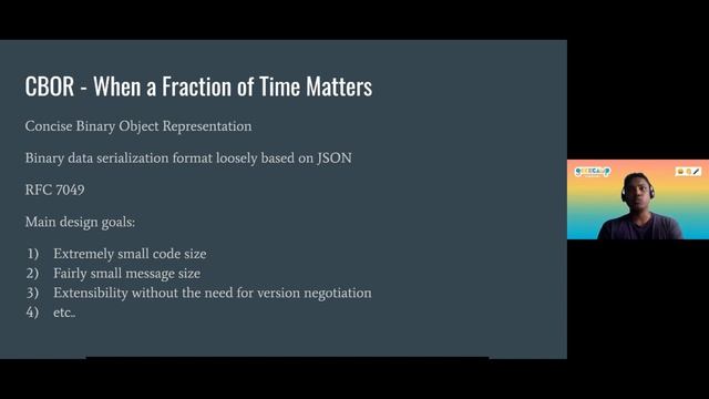 CBOR: For Faster M2M Communication - GeekcampSG 2020 смотреть онлайн