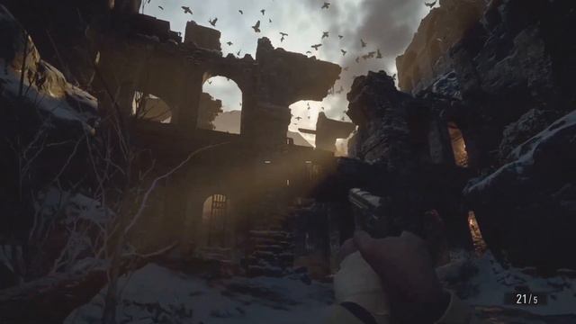 Outside of Lycan Den Gameplay !! Resident Evil 8 Village Pc Handgun смотреть онлайн