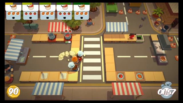 Overcooked PS4 смотреть онлайн