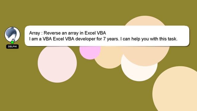 Array : Reverse an array in Excel VBA смотреть онлайн