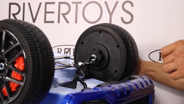 Детский электромобиль Mercedes AMG G63 O777OO (RiverToys, сборка) смотреть онлайн