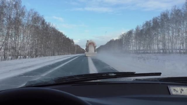 Зимняя дорога Скопин-Рязань.. смотреть онлайн