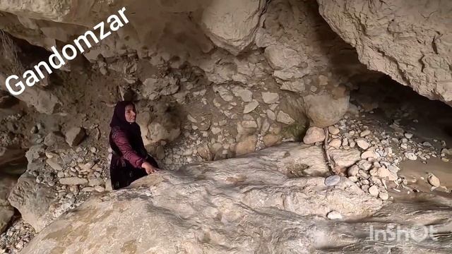 Crossing The Valleys Across The Waterfall.#nomadic#doora#عشایر#دورا.