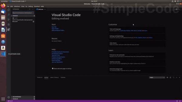 №112. C#. Программирование на Линукс. Linux Visual Studio Code