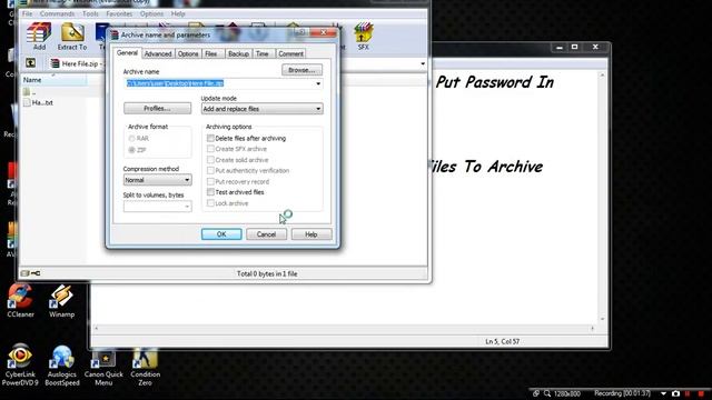 How to Create Password In Zip File смотреть онлайн