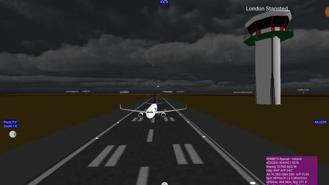 #RyanAir #ADSB #3D смотреть онлайн