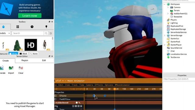 Moon animator tutorial: Camera | Roblox смотреть онлайн