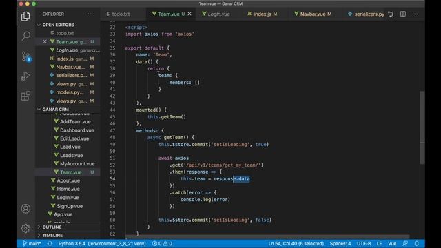 Building a Simple CRM Using Django And Vue - Part 6 - Add members | Django (DRF) And Vue Tutorial смотреть онлайн