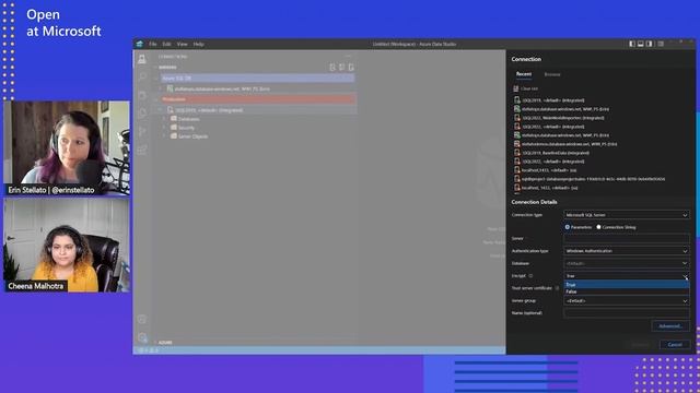 Managing Connections in Azure Data Studio смотреть онлайн