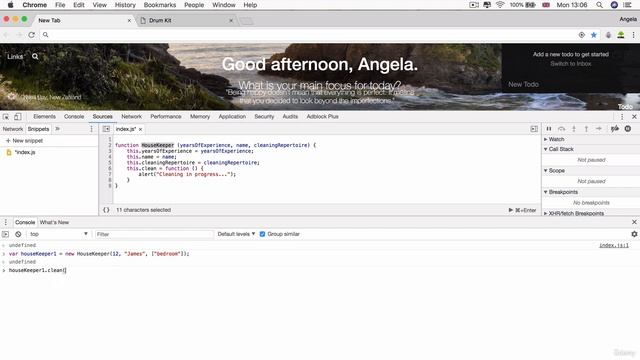 Advanced JavaScript | Objects their Methods and the Dot Notation смотреть онлайн