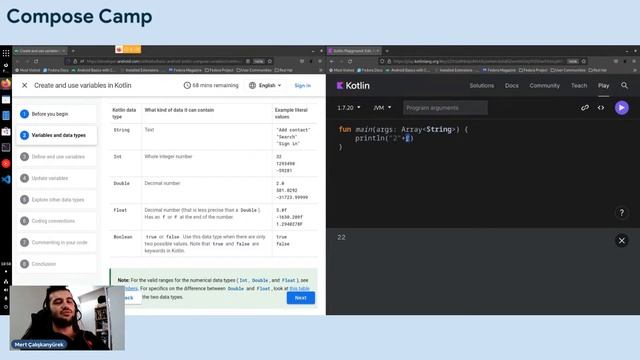 Compose Camp | Kotlin'e Giriş 1. Bölüm | Mert Çalışkanyürek смотреть онлайн