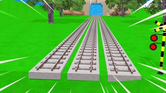 電車アニメ | Railway Crossing | 電車アニメ | Railroad Crossing Fumikiri Train 2024