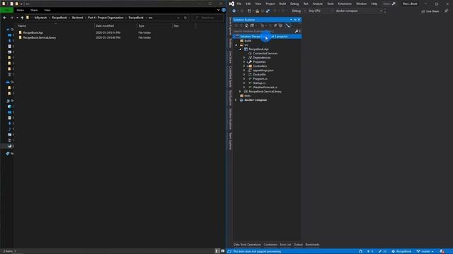 Visual Studio Folder Structure #4 | Full Stack Tutorial смотреть онлайн