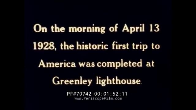 Немое кино / ТРАНСАТЛАНТИЧЕСКИЙ ПОЛЕТ 1928 г