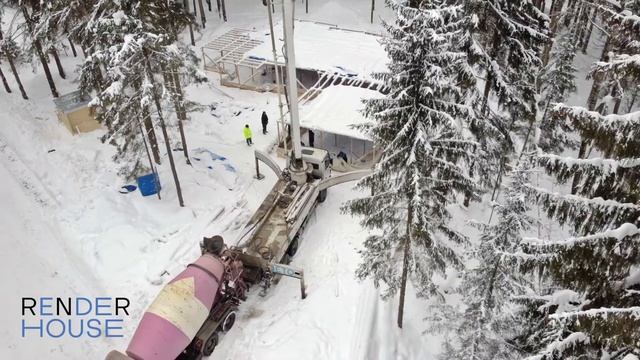 ЗИМНЯЯ СТРОЙКА: СПЕЦИФИКА СТРОИТЕЛЬНЫХ РАБОТ. МОЖНО ЛИ ВОЗВЕСТИ ДОМ В МОРОЗ? //RENDERHOUSE смотреть онлайн