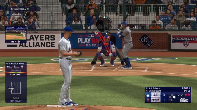 MLB The Show 22 - CBL - S3 - Game 25 of 80 - Series 2 of 5 - LAD @ NYM смотреть онлайн