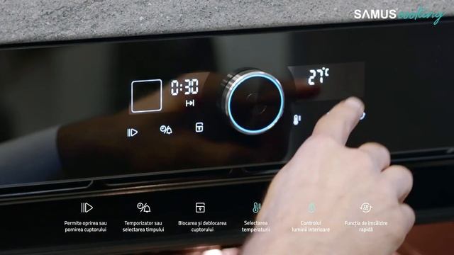 Panou de control - Cuptor incorporabil SAMUS SC629GDXC11 смотреть онлайн