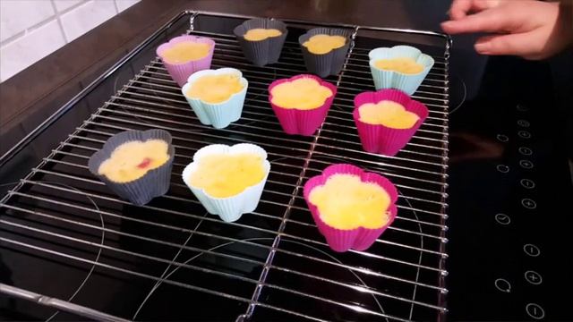 Банановые маффены с малиной!!!диэтические кексы..легко и просто без муки смотреть онлайн