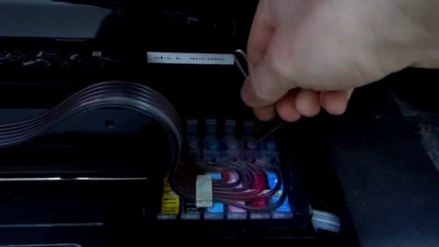 Epson P50 Воздух в СНПЧ смотреть онлайн