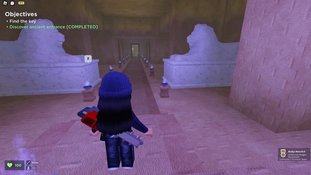 discovering the ancient entrance in arid ruins | Roblox Evade смотреть онлайн