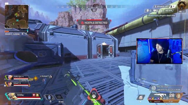 CRAZY Bloodhound 20 BOMB in RANKED ! Apex Legends Season 8 ! Solo 20 Bomb !!! смотреть онлайн