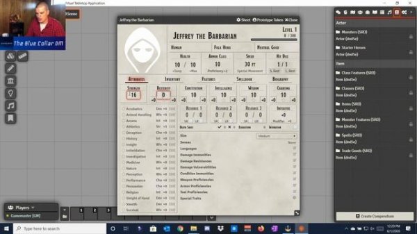 How Do I Make a Character in Foundry VTT? - Foundry VTT Tutorial Series for Dungeons and Dragons