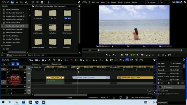 NewBlue Color Swap||Edius Me Color Swap Kaise Kare-Color Swap Filter