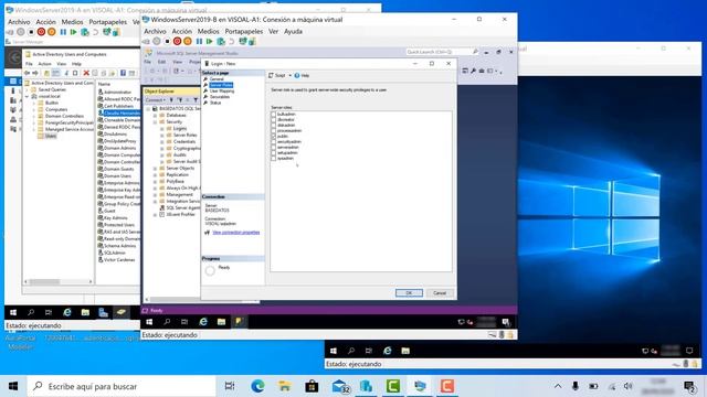 Demostración del proceso de Autenticación en el SQL server. смотреть онлайн