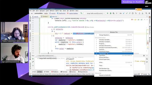 Koding in Kotlin: KorGE. Part 3: Multiballs and refactoring смотреть онлайн