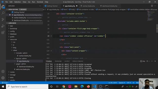 #1 Create Project & Setup admin Panel (Blogging website with laravel & livewire) смотреть онлайн