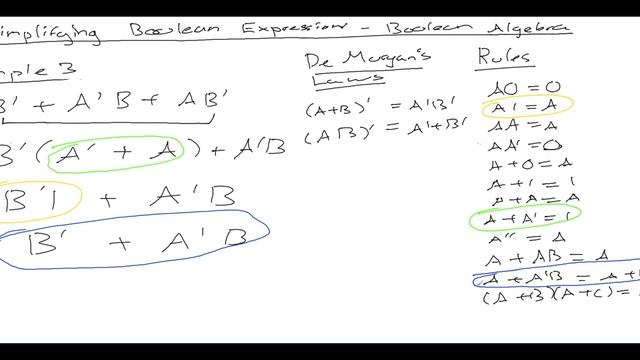 Simplifying Boolean expressions using Boolean algebra смотреть онлайн