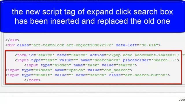 Joomla Expand Click Search Box смотреть онлайн