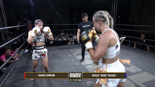 World Class Female Muay Thai Action with Natalie Pavlides VS Khaoula Ourbraim Hard Knox Fight Night смотреть онлайн