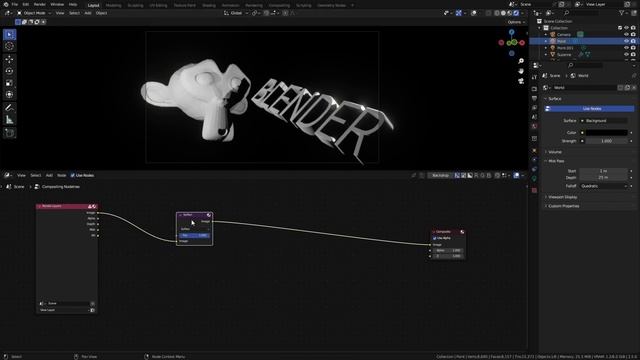 Realtime Laplace Effect in Blender 3.5 смотреть онлайн