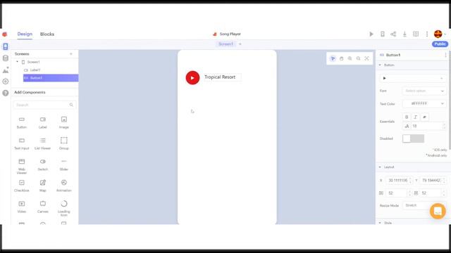 How to make a MUSIC APP on Thunkable step by step Tutorial смотреть онлайн