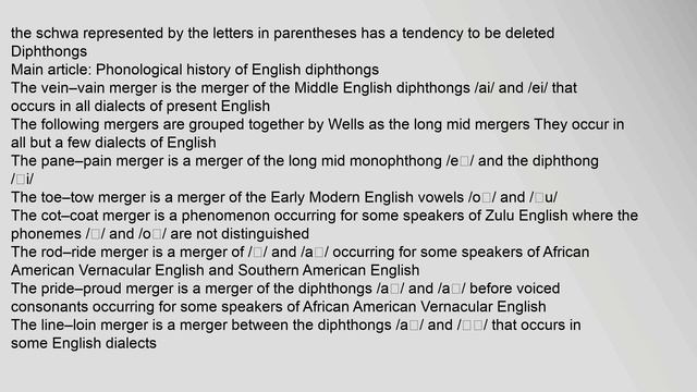 Phonological history of English vowels смотреть онлайн
