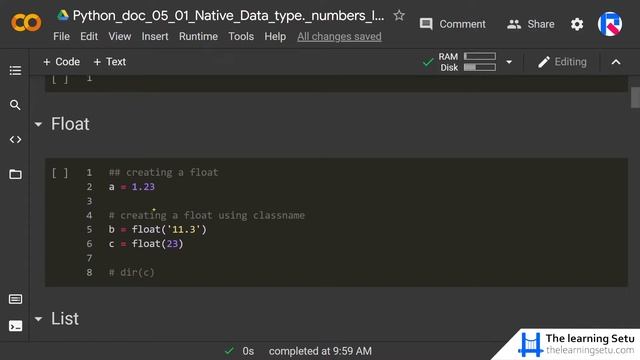 Native data type : Python Numbers - Integer & Float (Hindi) | The Learning Setu смотреть онлайн