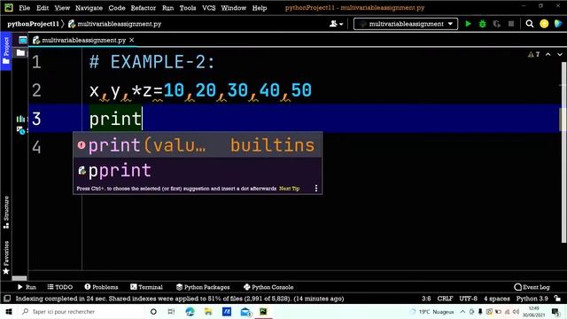 Variables And Multiple Assignment || Part-43 || Python Tutorial For Beginners смотреть онлайн