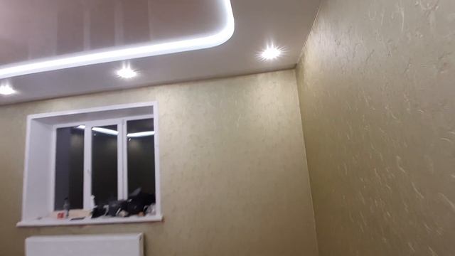 2х уровневый натяжной потолок смотреть онлайн