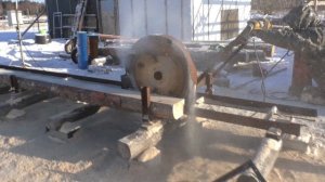 Дисковая пилорама  Самодельная