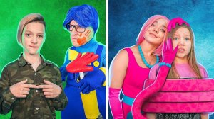 Types of parents! Mommy and daddy long legs in real life!