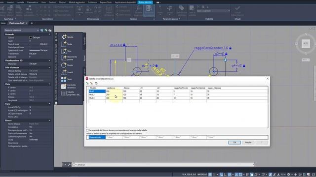 Blocchi dinamici Parametrici - Nuove Lezioni su prismacad corsi смотреть онлайн
